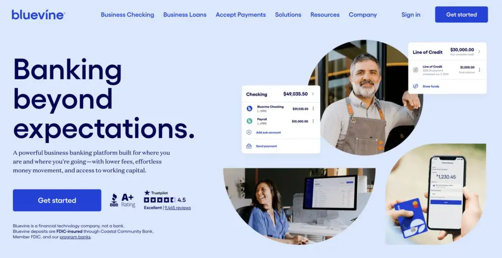 Bluevine - Best Digital Bank for Bootstrapped Startups